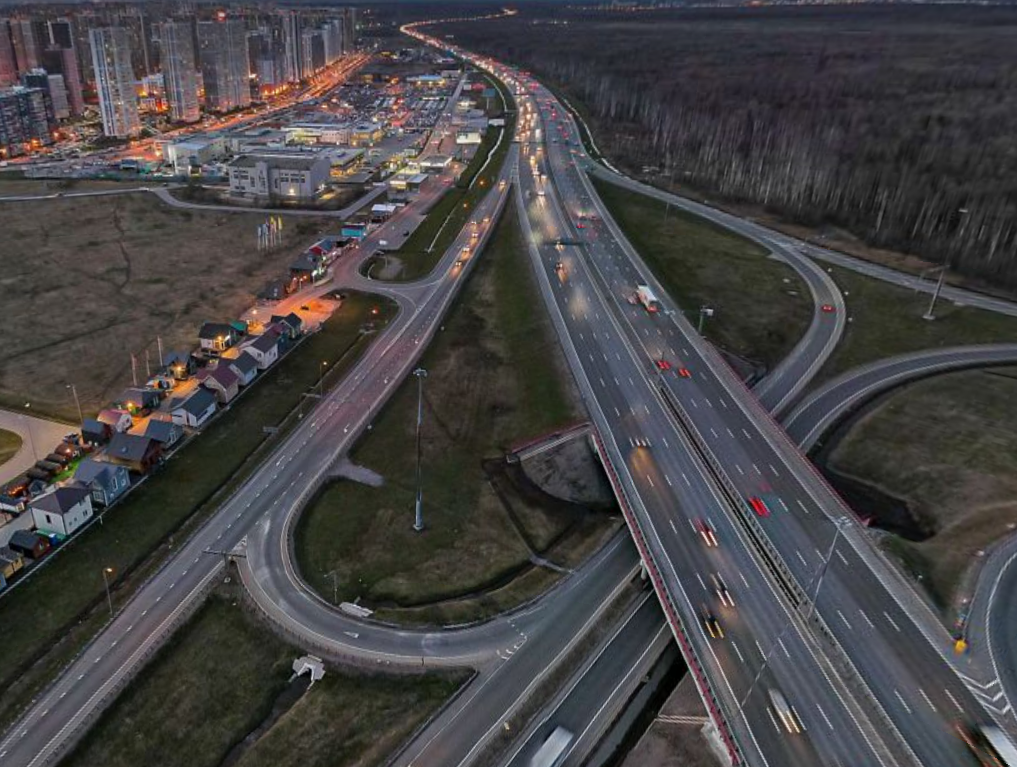 Дорожная развязка с КАД - проект 2015 года