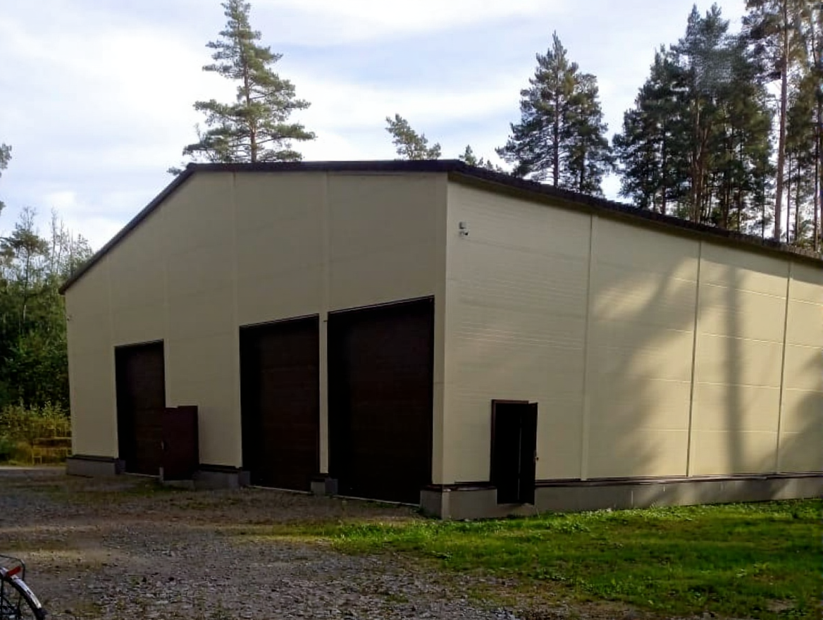 Ангар для катеров, Громово - проект 2020 года